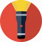 torch flashlight android application logo